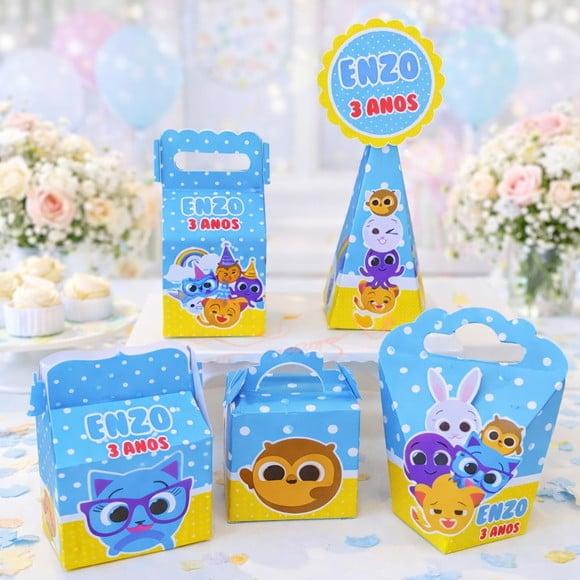 Kit 40 Caixinhas Bolofofo Lembrancinhas Personalizadas