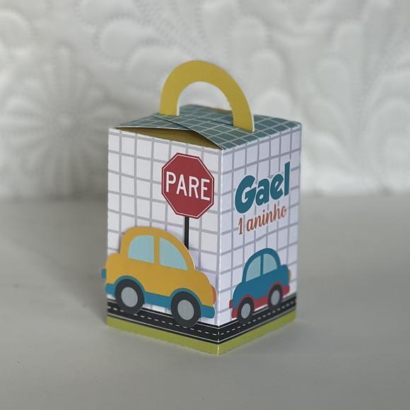 Kit 40 Caixinhas Carrinho Lembrancinhas Personalizadas