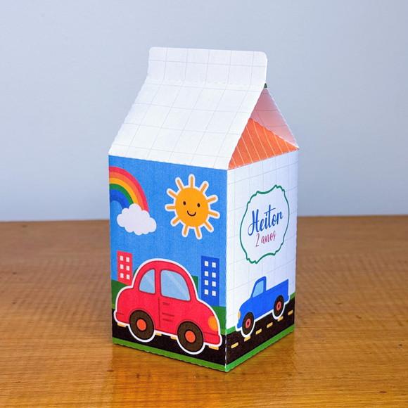 Kit 40 Caixinhas Carrinho Lembrancinhas Personalizadas