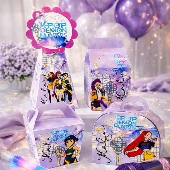 Kit 40 Caixinhas Guerreiras do K-pop