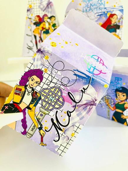 Kit 40 Caixinhas Guerreiras do K-pop