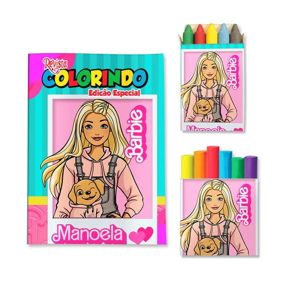 Kit Colorir com Massinha Barbie