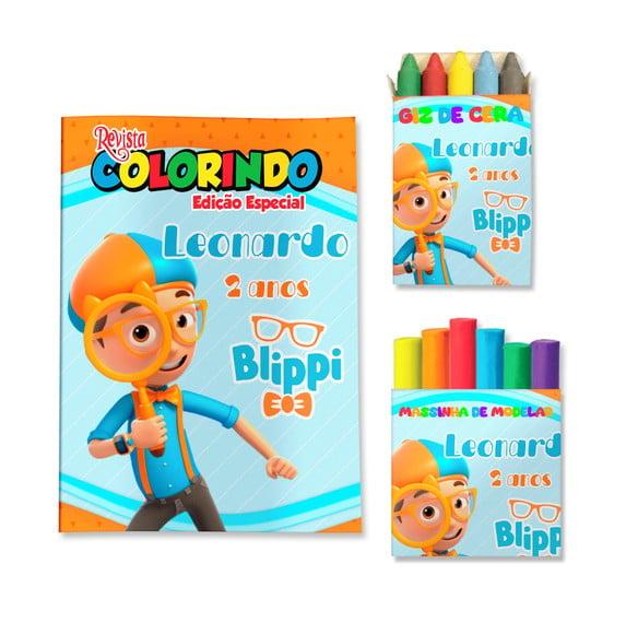 Kit Colorir com Massinha Blippi