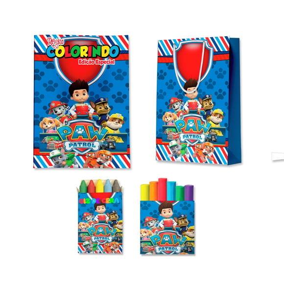 Kit Colorir com Massinha e Sacola Patrulha Canina