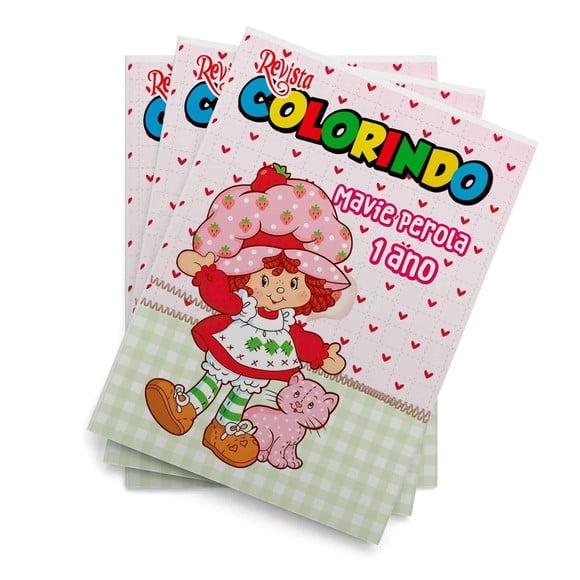 Kit Colorir com Massinha Moranguinho Antiga Anos 80