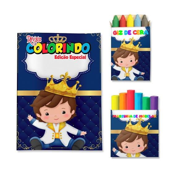 Kit Colorir com Massinha Pequeno Príncipe