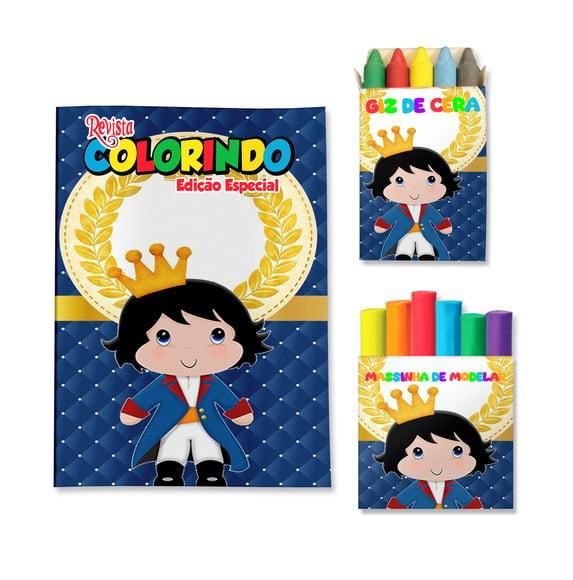 Kit Colorir com Massinha Pequeno Príncipe
