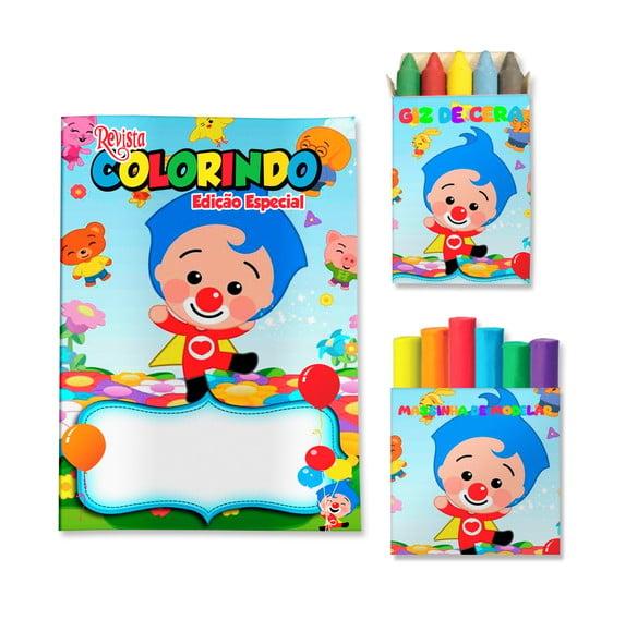 Kit Colorir com Massinha Plim Plim, Um Herói do Coração