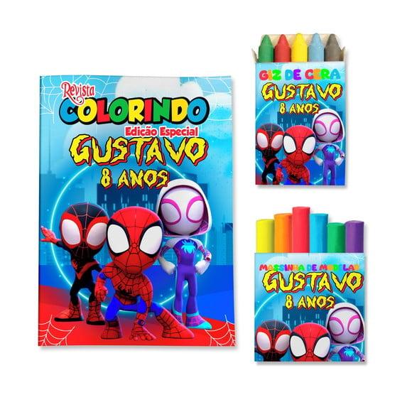 Kit Colorir com Massinha Spidey e Seus Amigos Espetaculares