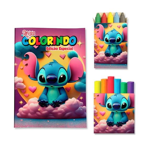 Kit Colorir com Massinha Stitch