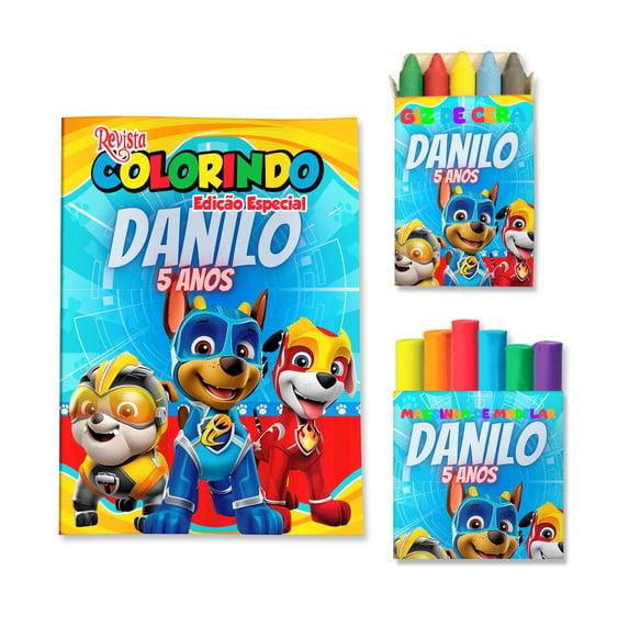 Kit Colorir com Massinha Super Filhotes