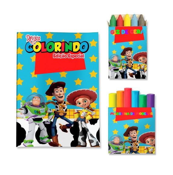 Kit Colorir com Massinha Toy Story