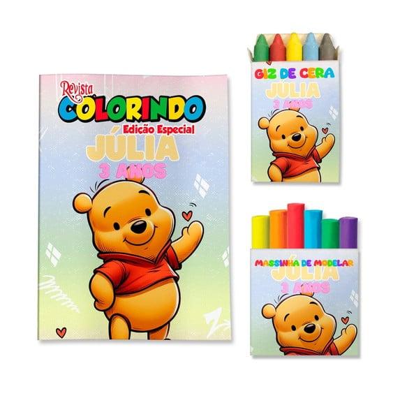Kit Colorir com Massinha Ursinho Pooh