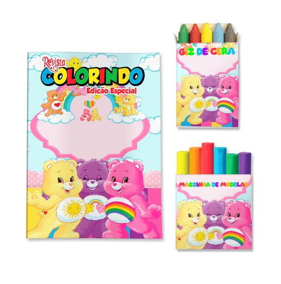 Kit Colorir com Massinha Ursinhos Carinhosos