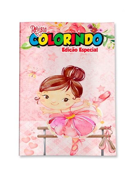 Revistinha para Colorir Bailarina 14x10