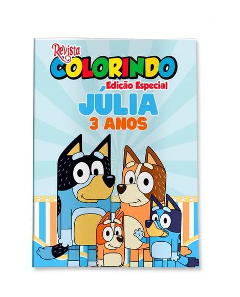 Revistinha para Colorir Bluey 14x10