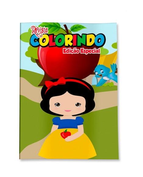 Revistinha para Colorir Branca de Neve 14x10