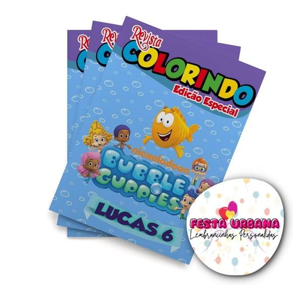 Revistinha para Colorir Bubble Guppies 14x10