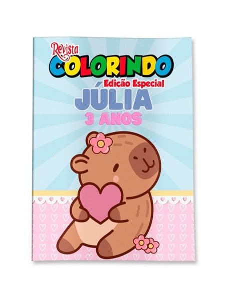 Revistinha para Colorir Capivara 14x10