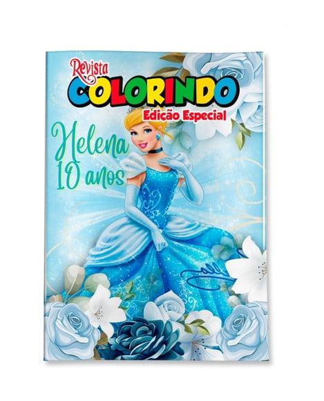 Revistinha para Colorir Cinderela 14x10