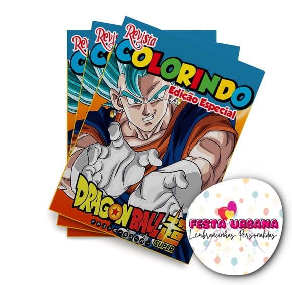 Revistinha para Colorir Dragon Ball 14x10