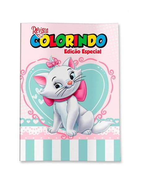 Revistinha para Colorir Gatinha Marie 14x10