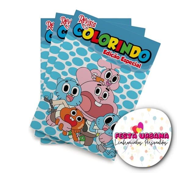 Revistinha para Colorir Gumball 14x10