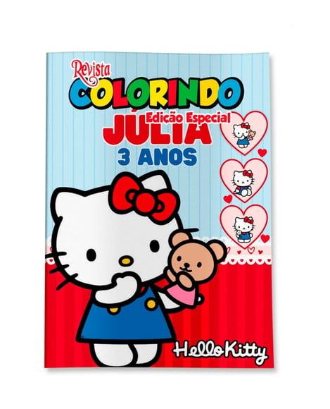 Revistinha para Colorir Hello Kitty 14x10
