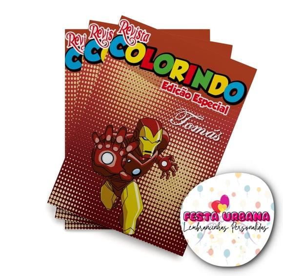 Revistinha para Colorir Homem de Ferro 14x10