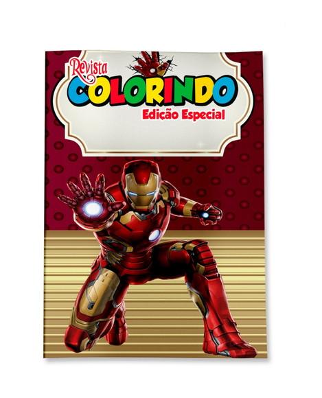 Revistinha para Colorir Homem de Ferro 14x10