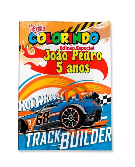 Revistinha para Colorir Hot Wheels 14x10