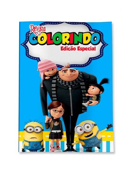 Revistinha para Colorir Minions Meu Malvado Favorito 14x10