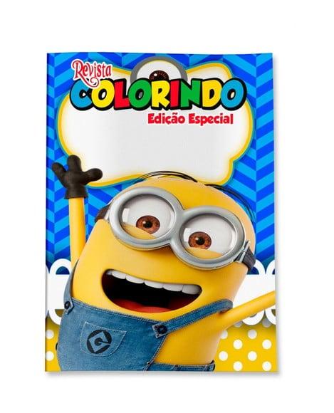 Revistinha para Colorir Minions Meu Malvado Favorito 14x10