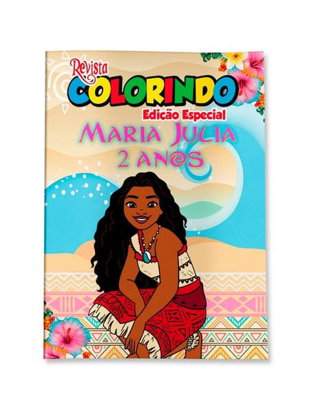 Revistinha para Colorir Moana 2 14x10
