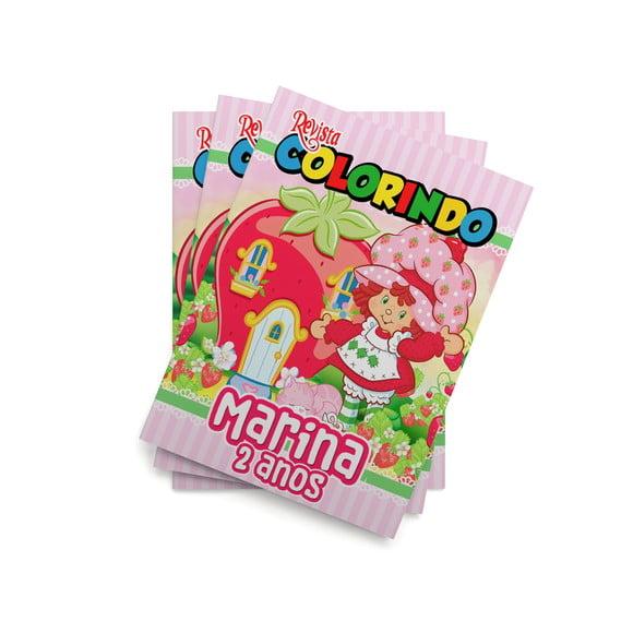 Revistinha para Colorir Moranguinho Anos 80 Antiga 14x10