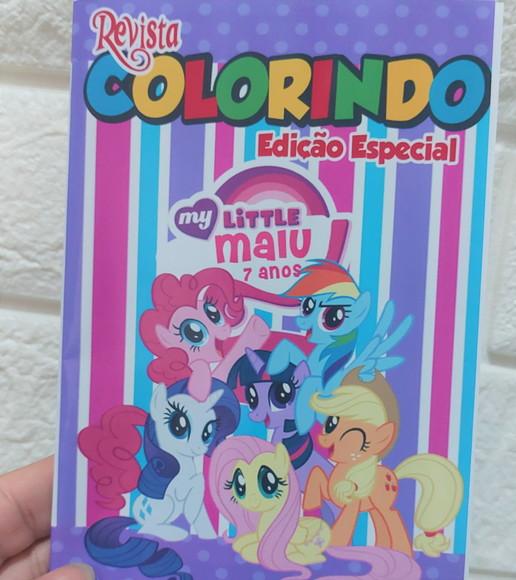 Revistinha para Colorir My Little Pony 14x10