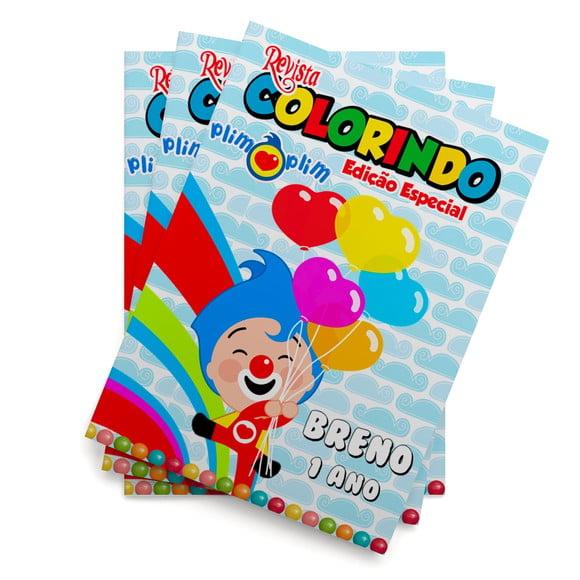 Revistinha para Colorir Plim Plim Plimplim 14x10