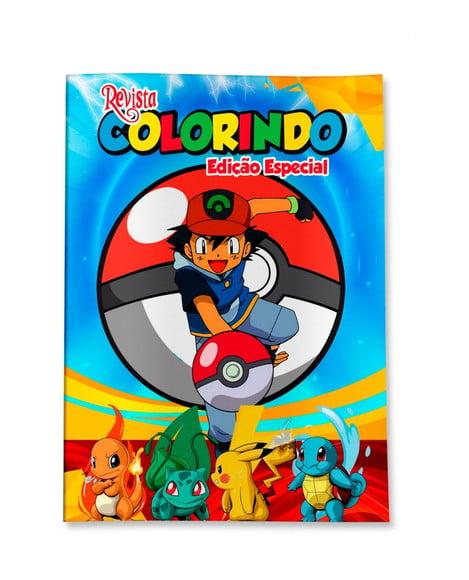Revistinha para Colorir Pokémon 14x10