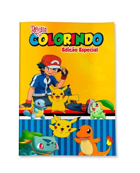 Revistinha para Colorir Pokémon 14x10