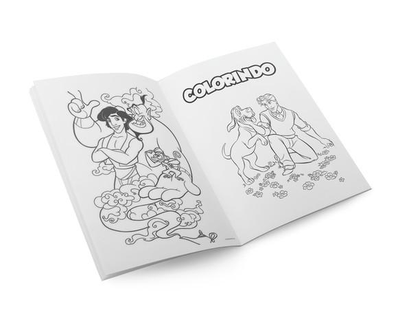 Revistinha para Colorir Principes 14x10