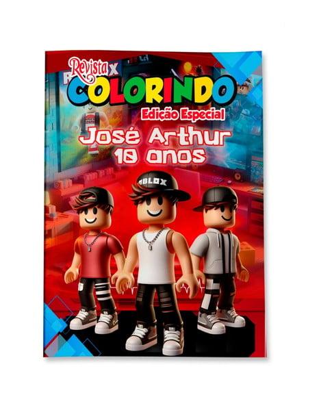 Revistinha para Colorir Roblox 14x10