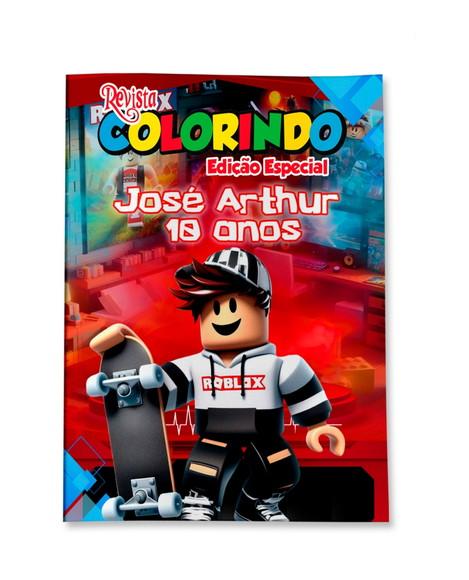 Revistinha para Colorir Roblox 14x10