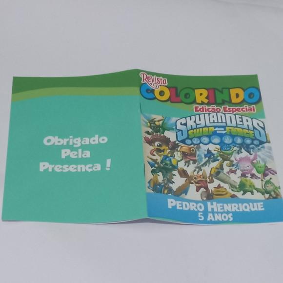 Revistinha para Colorir Skylanders 14x10