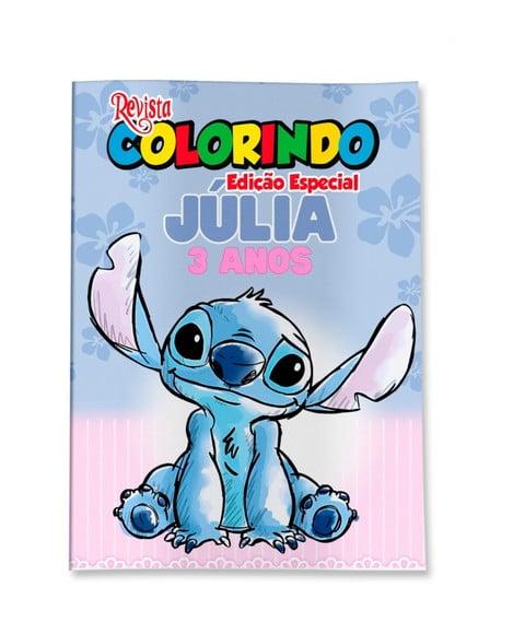 Revistinha para Colorir Stitch 14x10