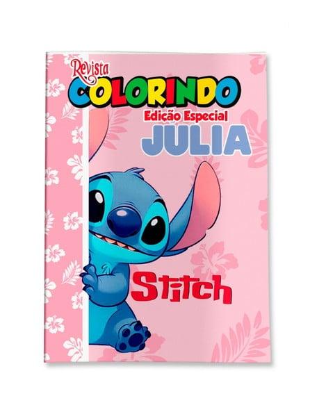 Revistinha para Colorir Stitch