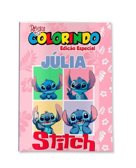 Revistinha para Colorir Stitch 14x10