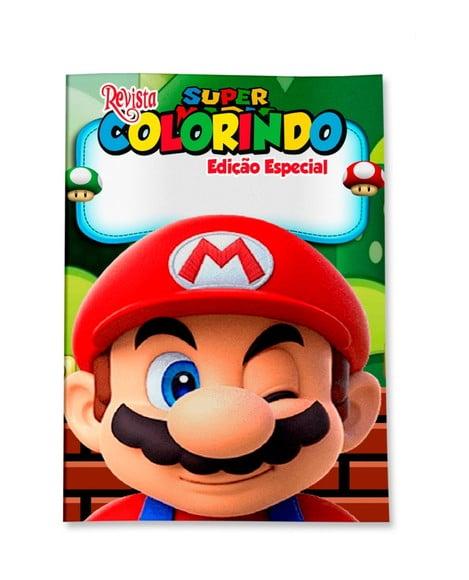 Revistinha para Colorir Super Mario 14x10