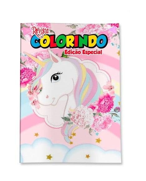 Revistinha para Colorir Unicórnio 14x10