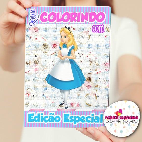 Revistinhas Para Colorir Alice No País Das Maravilhas
