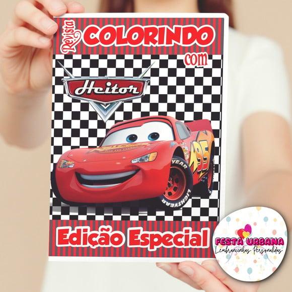 Revistinhas Para Colorir Carros Tam G 15x21 Cm
